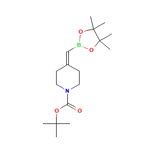 Tert-butyl 4-((tetramethyl-1,3,2-dioxaborolan-2-yl)methylidene)piperidine-1-carboxylate