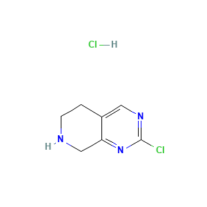 2-Chloro-5,6,7,8-tetrahydropyrido[3,4-d]pyrimidine hydrochloride