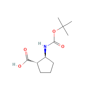(1S,2S)-2-{[(tert-butoxy)carbonyl]amino}cyclopentane-1-carboxylic acid