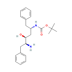 5-tert-Butyloxycarbonylamino-2-amino-3-hydroxy-1,6-diphenylhexane, (2S,3S,5S)-