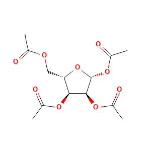 (2R,3S,4S,5S)-5-(acetoxymethyl)tetrahydrofuran-2,3,4-triyl triacetate