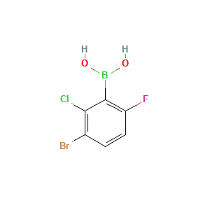 3-Bromo-2-chloro-6-fluorophenylboronic acid
