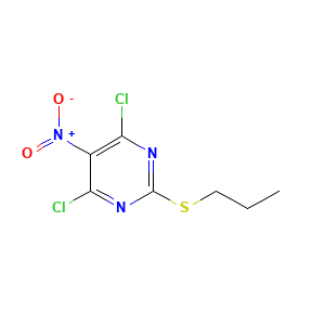 4,6-Dichloro-5-nitro-2-(propylthio)pyrimidine