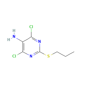 4,6-Dichloro-2-(propylthio)pyrimidin-5-amine