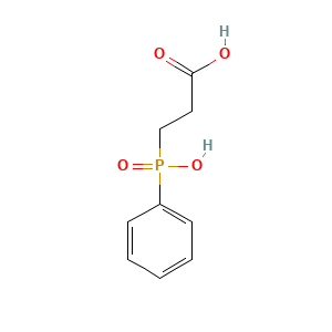 3-(Hydroxyphenylphosphinyl)propanoic acid