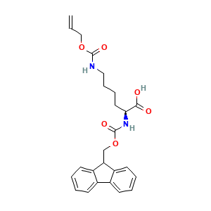 (2S)-2-((((9H-fluoren-9-yl)methoxy)carbonyl)amino)-6-(((prop-2-en-1-yloxy)carbonyl)amino)hexanoic acid