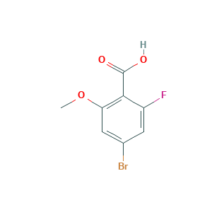 4-Bromo-2-fluoro-6-methoxybenzoic acid