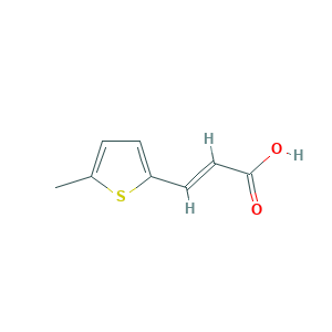 2-Propenoic acid, 3-(5-methyl-2-thienyl)-, (E)-