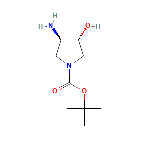 (3R,4R)-3-Amino-1-Boc-4-hydroxypyrrolidine