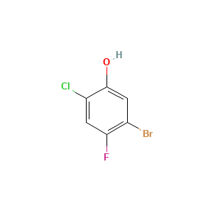 5-Bromo-2-chloro-4-fluorophenol