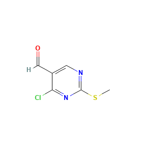 4-Chloro-2-(methylsulfanyl)pyrimidine-5-carbaldehyde