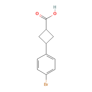 3-(4-Bromophenyl)cyclobutane-1-carboxylic acid