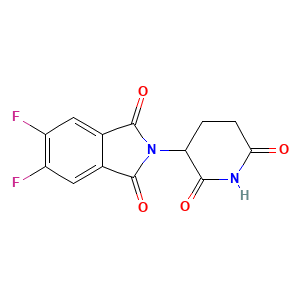 2-(2,6-dioxopiperidin-3-yl)-5,6-difluoro-2,3-dihydro-1H-isoindole-1,3-dione