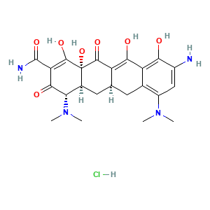 (4S,4aS,5aR,12aS)-9-Amino-4,7-bis(dimethylamino)-3,10,12,12a-tetrahydroxy-1,11-dioxo-1,4,4a,5,5a,6,11,12a-octahydrotetracene-2-carboxamide hydrochloride