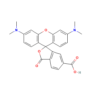 3',6'-Bis(dimethylamino)-3-oxospiro(isobenzofuran-1(3H),9'-(9H)xanthene)-6-carboxylic acid
