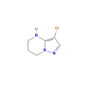 3-bromo-4H,5H,6H,7H-pyrazolo(1,5-a)pyrimidine
