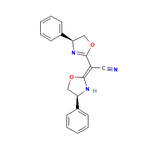 (2Z)-[(4S)-4-Phenyl-4,5-dihydro-1,3-oxazol-2-yl][(4S)-4-phenyl-1,3-oxazolidin-2-ylidene]acetonitrile