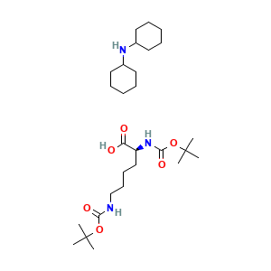 N2,N6-bis(tert-butoxycarbonyl)-L-lysine, compound with dicyclohexylamine (1:1)