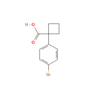 1-(4-Bromophenyl)cyclobutane-1-carboxylic acid