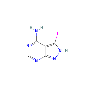 3-iodo-1H-pyrazolo(3,4-d)pyrimidin-4-amine