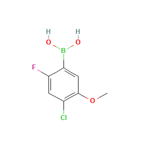 (4-Chloro-2-fluoro-5-methoxyphenyl)boronic acid