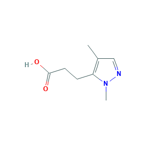 3-(1,4-Dimethyl-1h-pyrazol-5-yl)propanoic acid