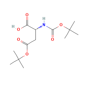 (2R)-4-(tert-butoxy)-2-(((tert-butoxy)carbonyl)amino)-4-oxobutanoic acid