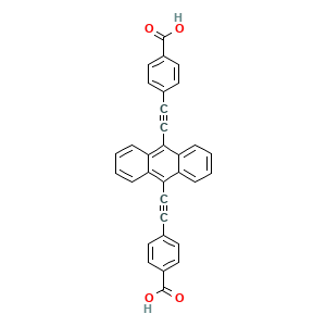 4,4'-(Anthracene-9,10-diylbis(ethyne-2,1-diyl))dibenzoic acid