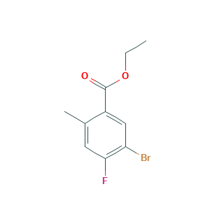 Ethyl 5-bromo-4-fluoro-2-methylbenzoate