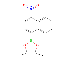 4,4,5,5-Tetramethyl-2-(4-nitro-1-naphthalenyl)-1,3,2-dioxaborolane