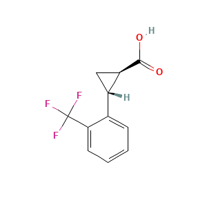rac-(1R,2R)-2-[2-(trifluoromethyl)phenyl]cyclopropane-1-carboxylic acid