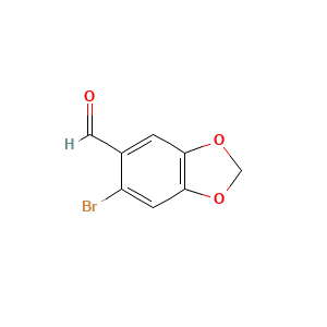 1,3-Benzodioxole-5-carboxaldehyde, 6-bromo-