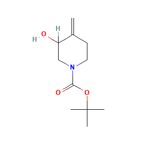 tert-Butyl 3-hydroxy-4-methylidenepiperidine-1-carboxylate
