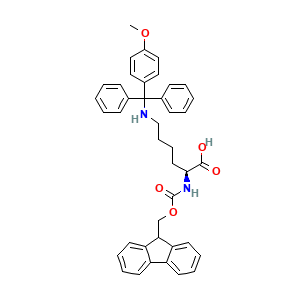 (S)-2-((((9H-Fluoren-9-yl)methoxy)carbonyl)amino)-6-(((4-Methoxyphenyl)diphenylmethyl)amino)hexanoic acid