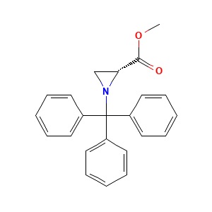 methyl (2R)-1-(triphenylmethyl)aziridine-2-carboxylate