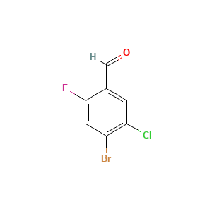 4-Bromo-5-chloro-2-fluorobenzaldehyde