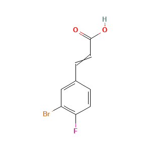 3-(3-Bromo-4-fluorophenyl)-2-propenoic acid