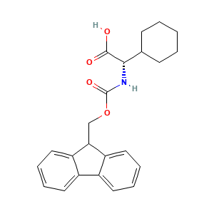 (2S)-2-cyclohexyl-2-({[(9H-fluoren-9-yl)methoxy]carbonyl}amino)acetic acid