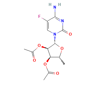 2',3'-di-O-acetyl-5'-deoxy-5-fluorocytidine