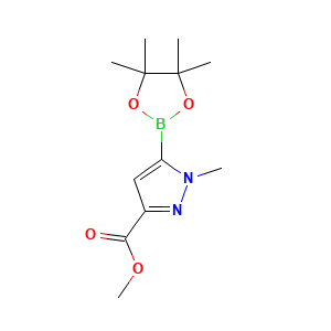 methyl 1-methyl-5-(4,4,5,5-tetramethyl-1,3,2-dioxaborolan-2-yl)-1H-pyrazole-3-carboxylate