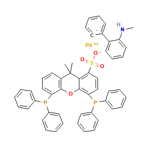 Methanesulfonato[9,9-dimethyl-4,5-bis(diphenylphosphino)xanthene](2'-methylamino-1,1'-biphenyl-2-yl)palladium(II)