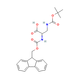 (2S)-3-{[(tert-butoxy)carbonyl]amino}-2-({[(9H-fluoren-9-yl)methoxy]carbonyl}amino)propanoic acid