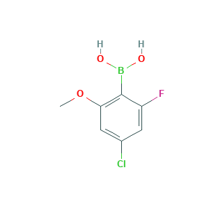 (4-Chloro-2-fluoro-6-methoxyphenyl)boronic acid