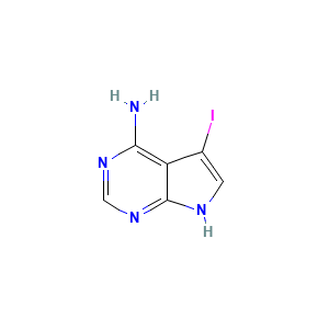 5-Iodo-7H-pyrrolo(2,3-d)pyrimidin-4-amine