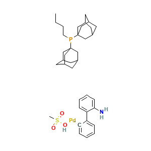 Bis(adamantan-1-yl)(butyl)phosphane; (2'-amino-(1,1'-biphenyl)-2-yl)palladio methanesulfonate