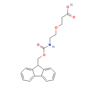 3-(2-((((9H-fluoren-9-yl)methoxy)carbonyl)amino)ethoxy)propanoic acid