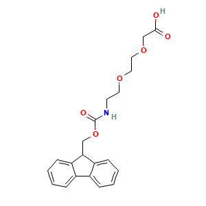 2-(2-(2-((((9H-fluoren-9-yl)methoxy)carbonyl)amino)ethoxy)ethoxy)acetic acid