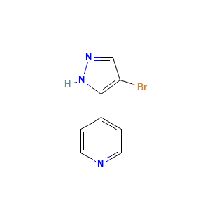 4-(4-Bromo-1H-pyrazol-5-yl)pyridine
