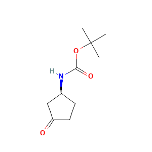 tert-butyl N-((1S)-3-oxocyclopentyl)carbamate