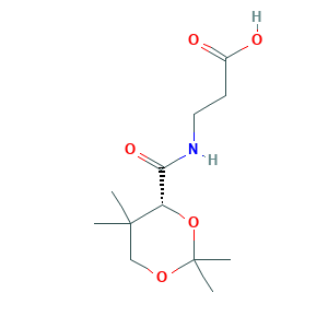 (R)-3-(2,2,5,5-tetramethyl-1,3-dioxane-4-carboxamido)propanoic acid